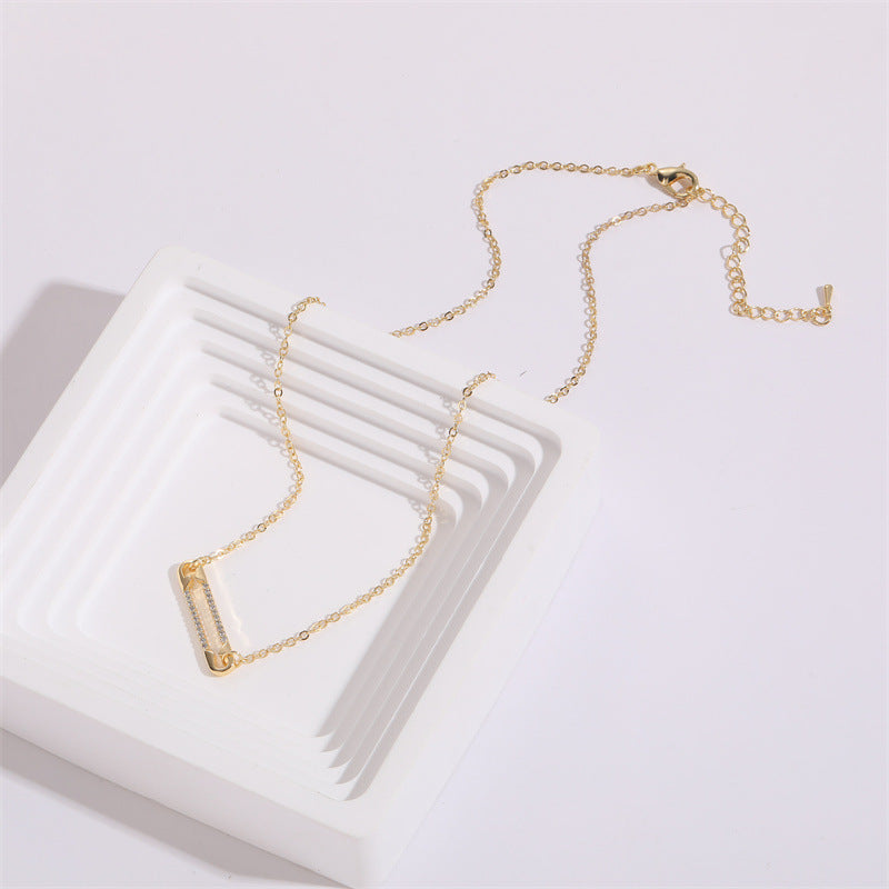 Spark Necklace | 14k Gold-Platin