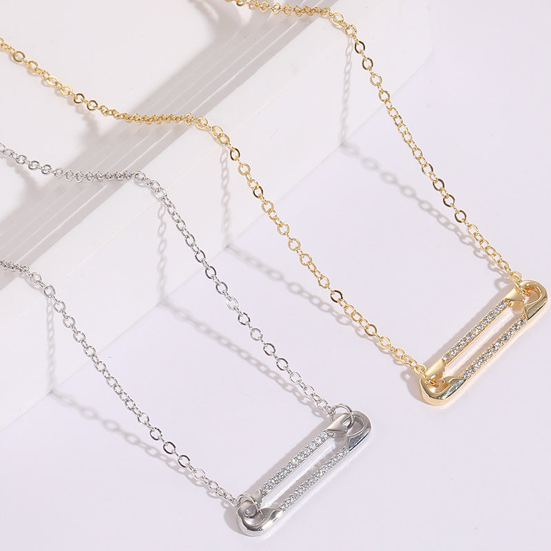 Spark Necklace | 14k Gold-Platin