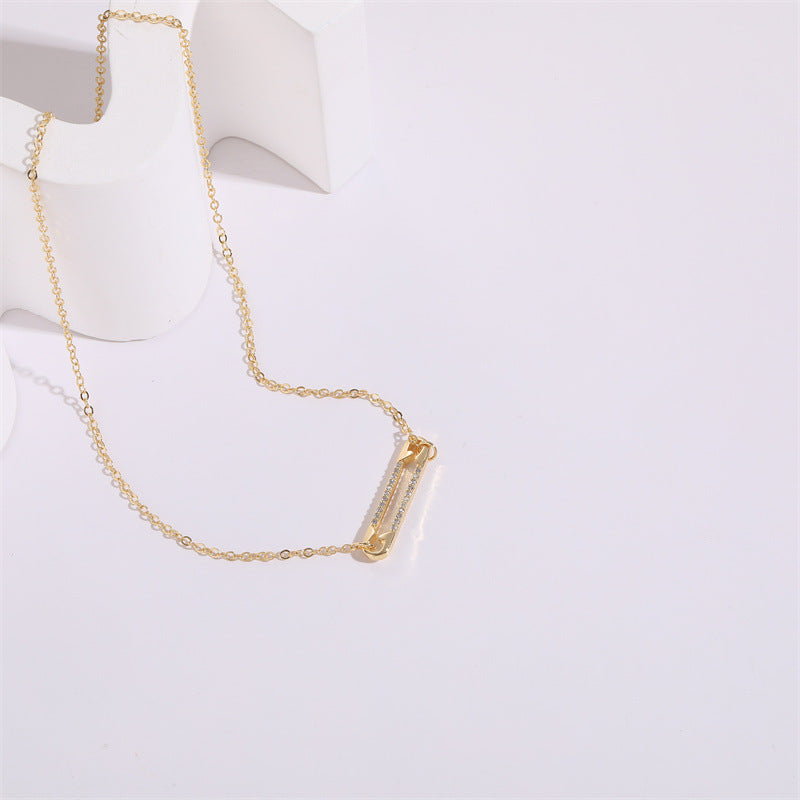 Spark Necklace | 14k Gold-Platin